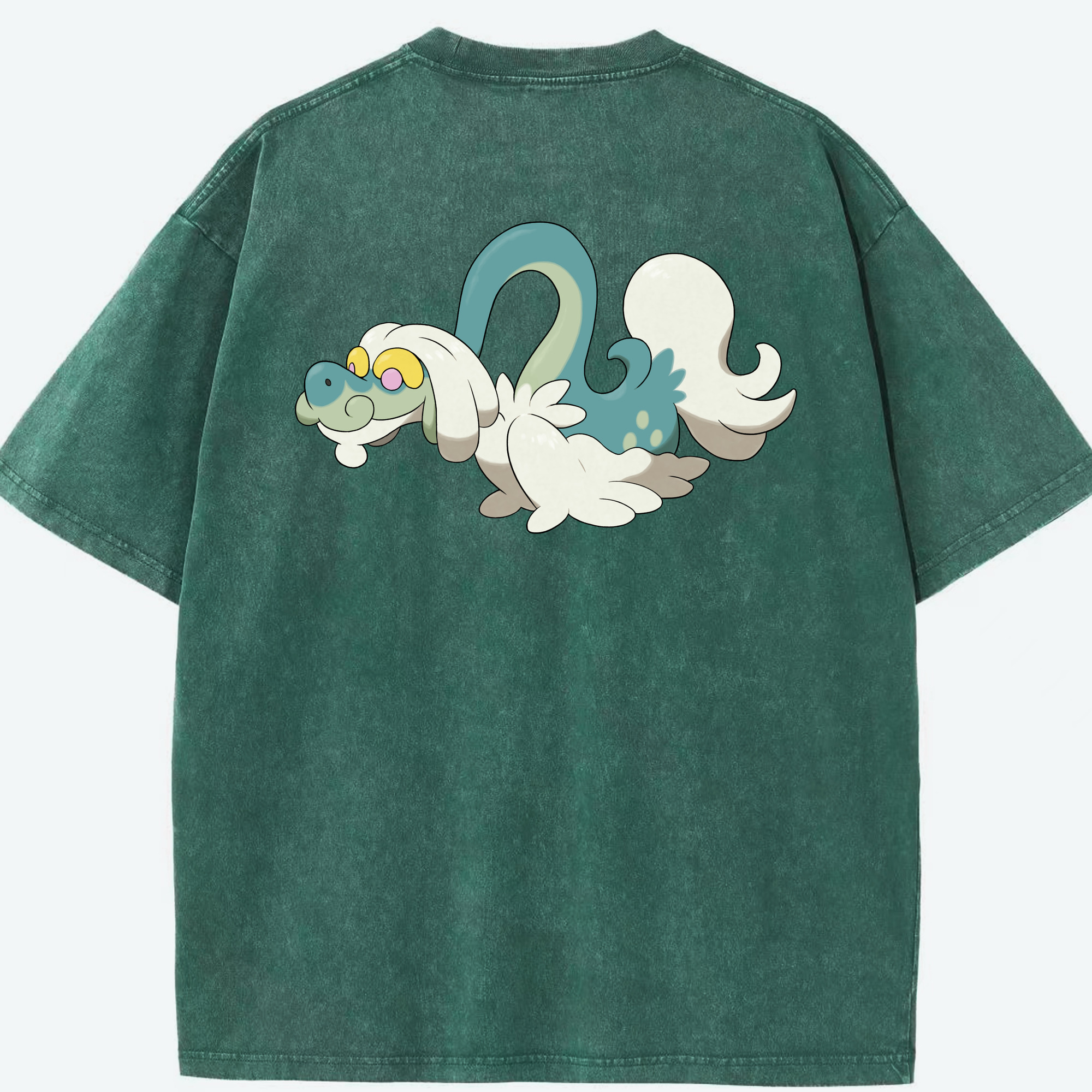 （画像用） ポケットモンスター Pokémon 綿100% ヴィンテージ風 半袖Tシャツ（背面プリント）